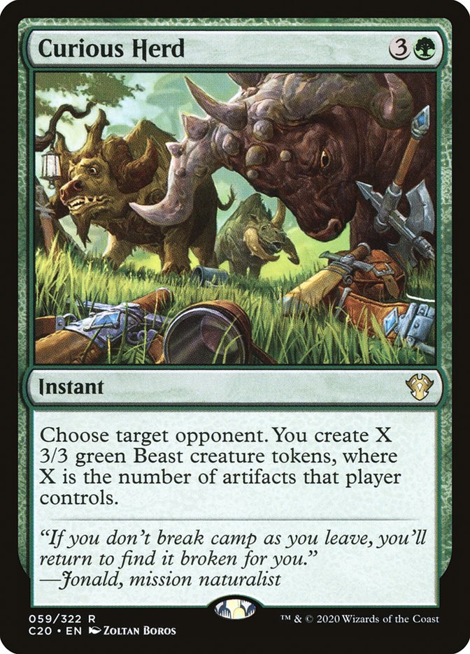 Curious Herd - Commander 2020 (C20)