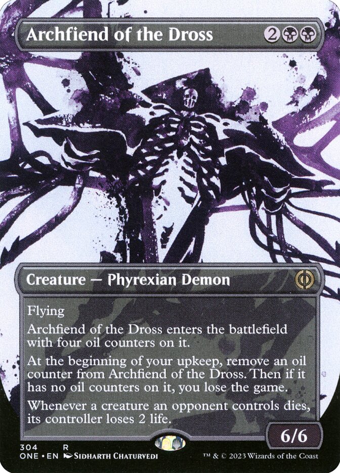 Archfiend of the Dross - [Showcase] Phyrexia: All Will Be One (ONE)