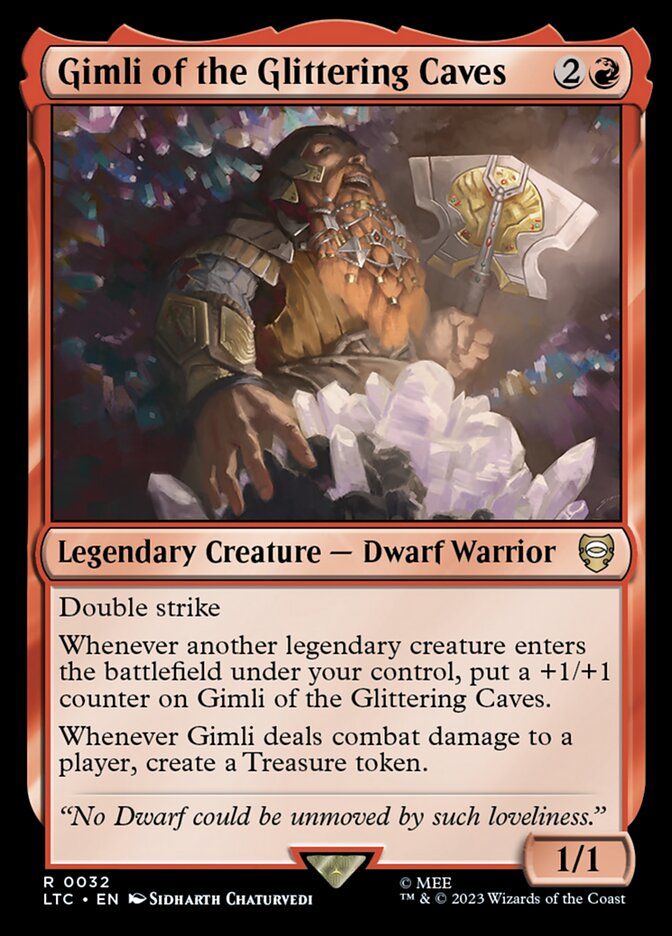 Gimli of the Glittering Caves - Tales of Middle-earth Commander (LTC)