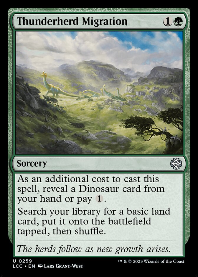 Thunderherd Migration - Lost Caverns of Ixalan Commander (LCC)