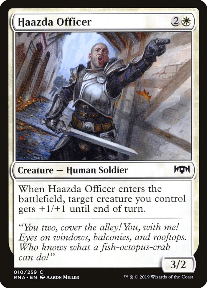 Haazda Officer - Ravnica Allegiance (RNA)