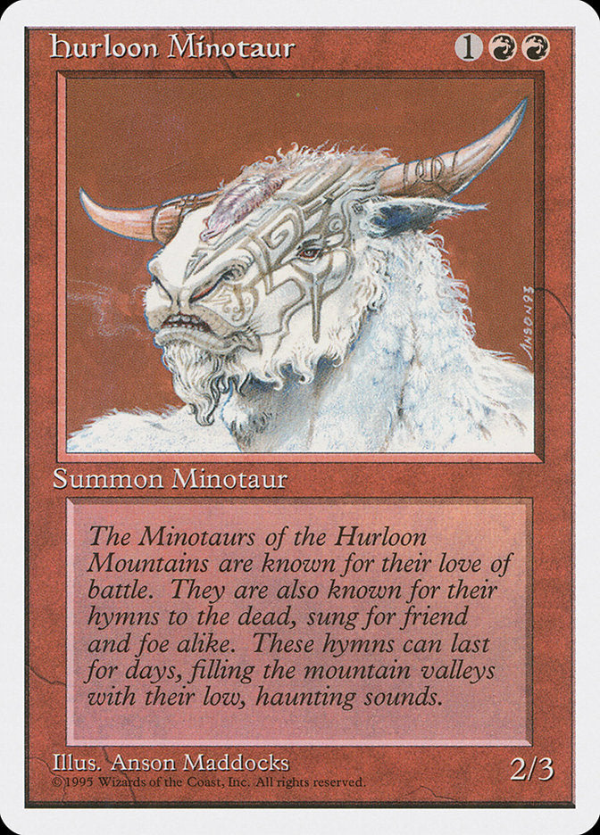 Hurloon Minotaur - Fourth Edition (4ED)