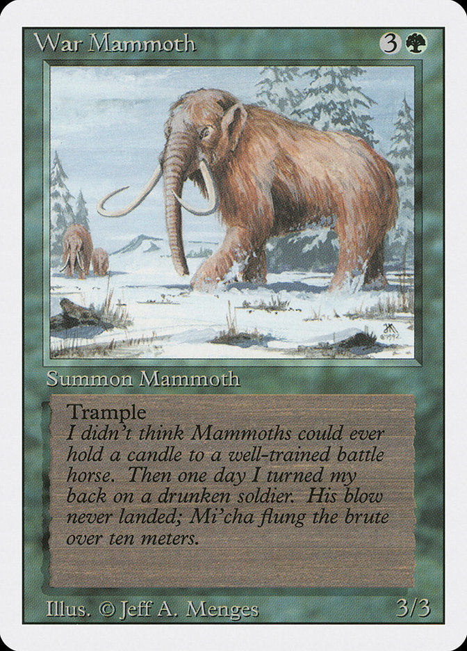War Mammoth - Revised Edition (3ED)