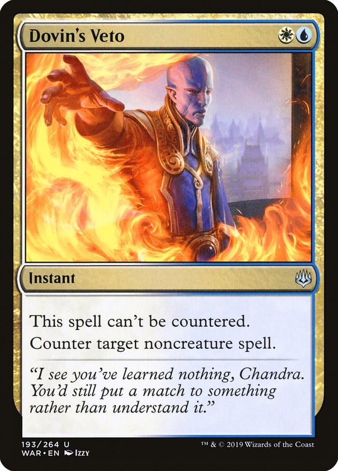 Dovin's Veto - War of the Spark (WAR)