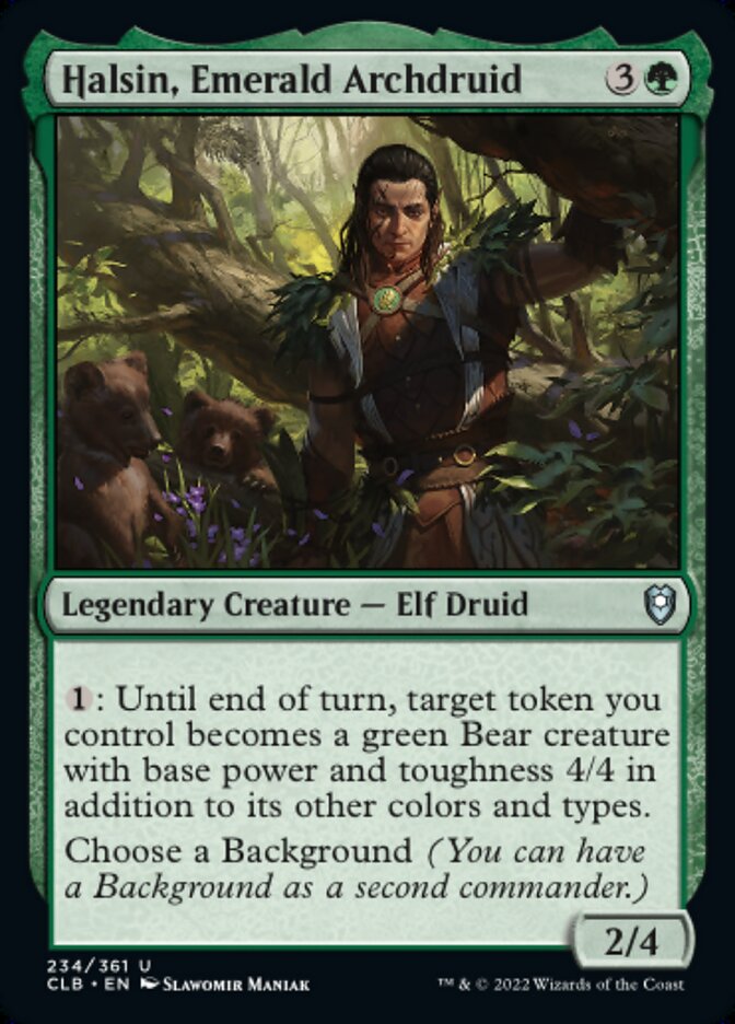 Halsin, Emerald Archdruid - Commander Legends: Battle for Baldur's Gate (CLB)
