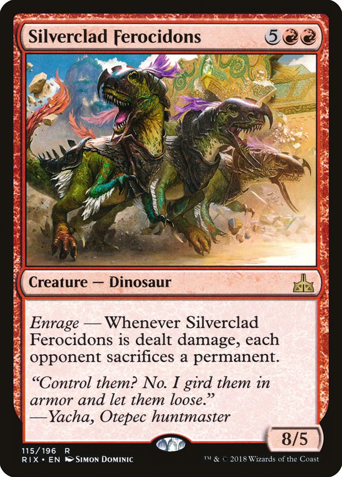Silverclad Ferocidons - Rivals of Ixalan (RIX)