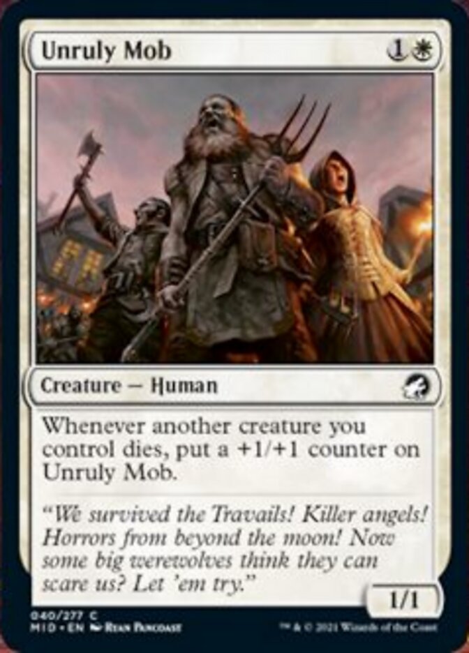 Unruly Mob - Innistrad: Midnight Hunt (MID)