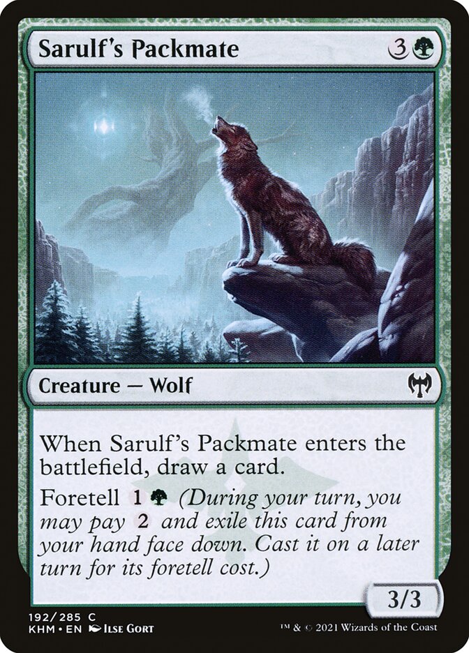Sarulf's Packmate - Kaldheim (KHM)
