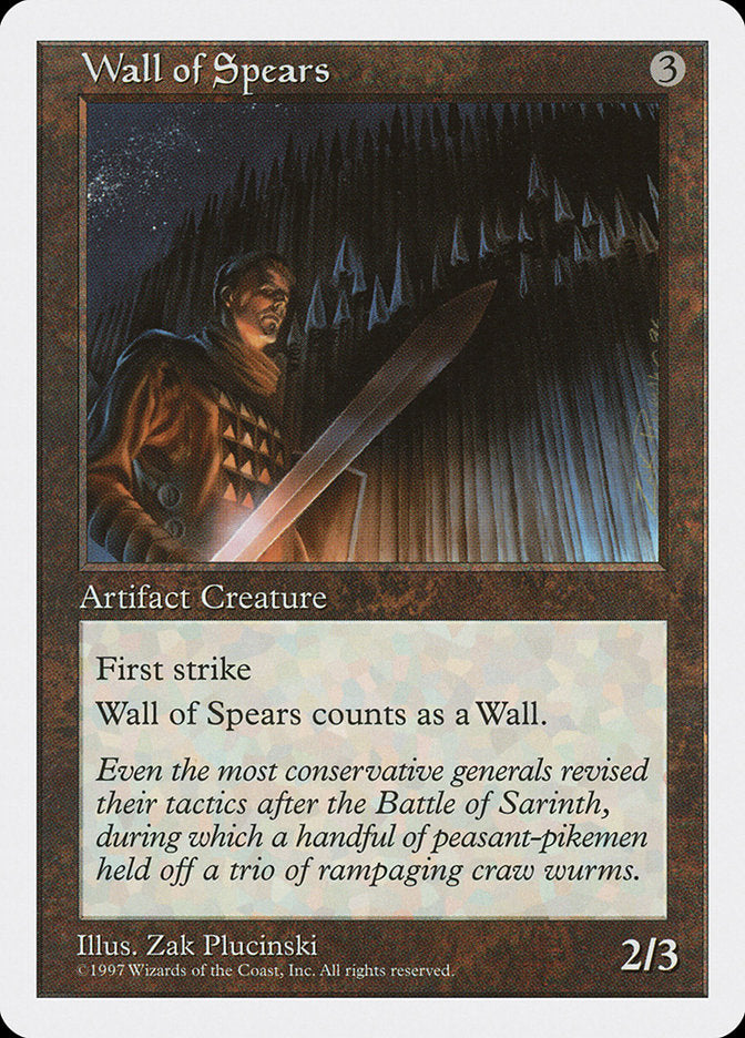 Wall of Spears - Fifth Edition (5ED)