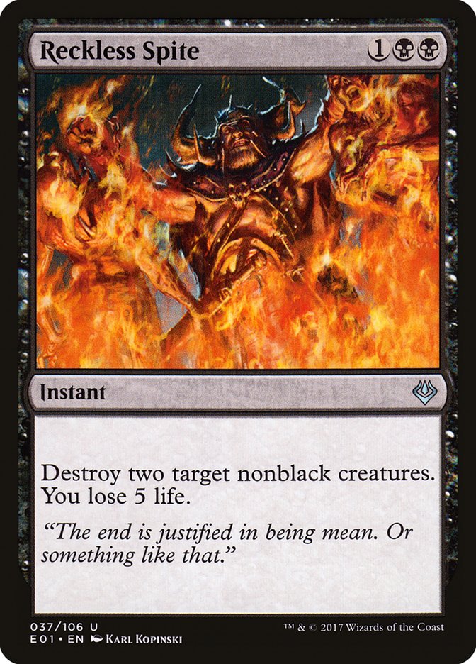 Reckless Spite - Archenemy: Nicol Bolas (E01)