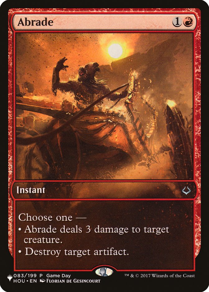 Abrade - The List (PLIST)
