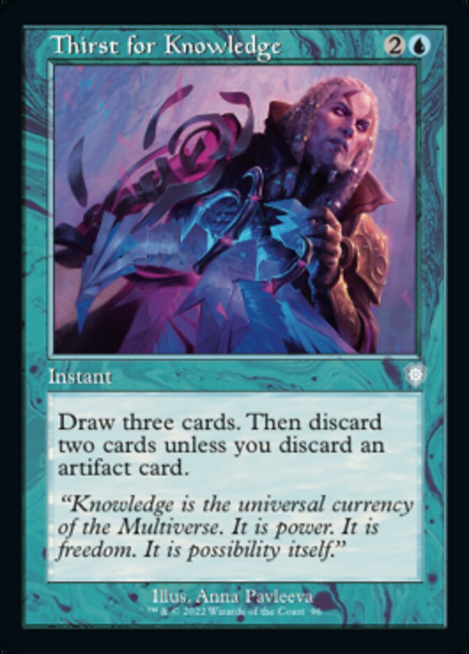 Thirst for Knowledge - The Brothers' War Commander (BRC)