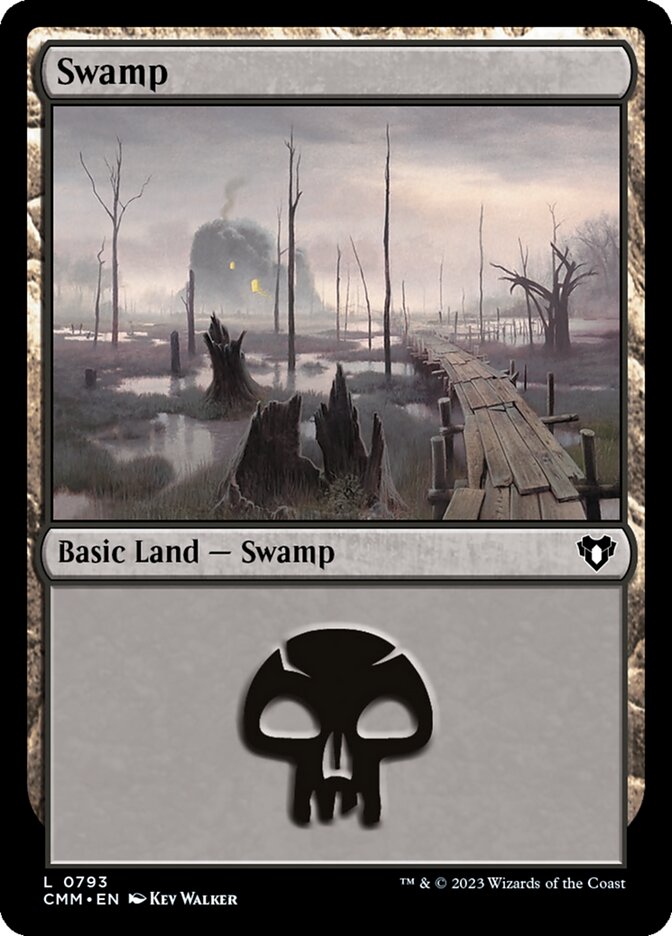 Swamp (793) - Commander Masters (CMM)