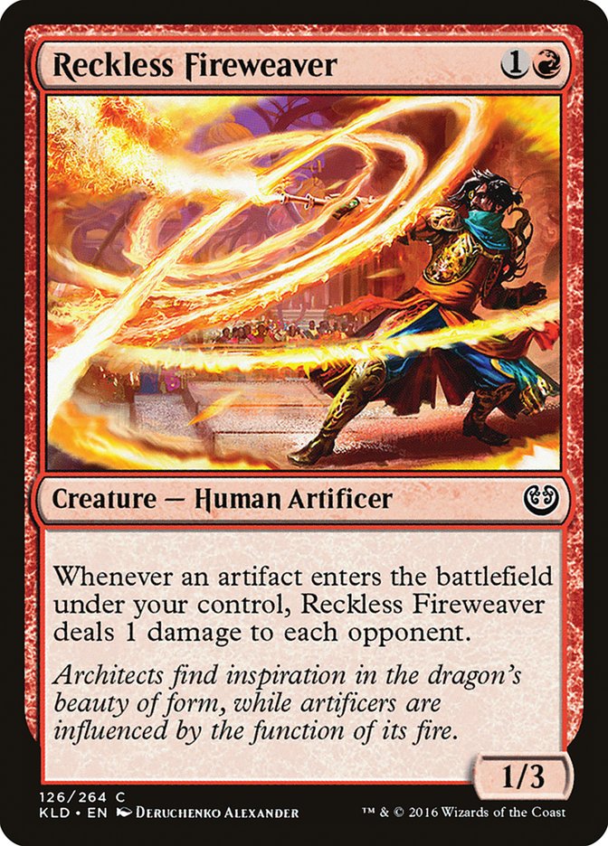 Reckless Fireweaver - Kaladesh (KLD)