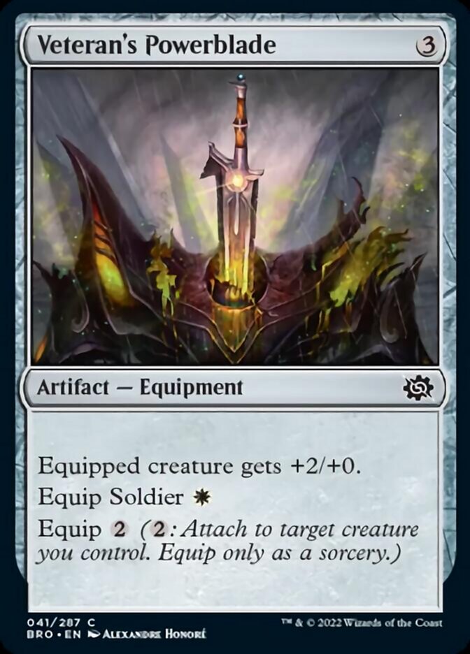 Veteran's Powerblade - The Brothers' War (BRO)