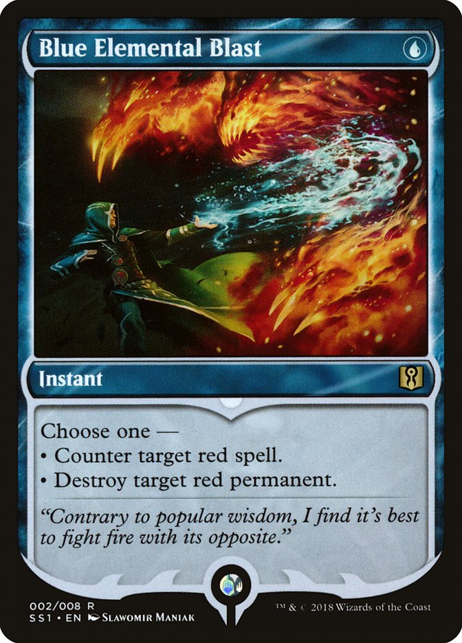 Blue Elemental Blast - Signature Spellbook: Jace (SS1)