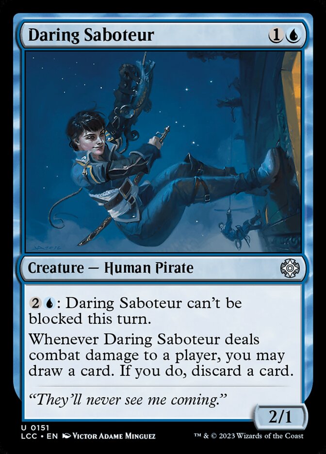 Daring Saboteur - Lost Caverns of Ixalan Commander (LCC)