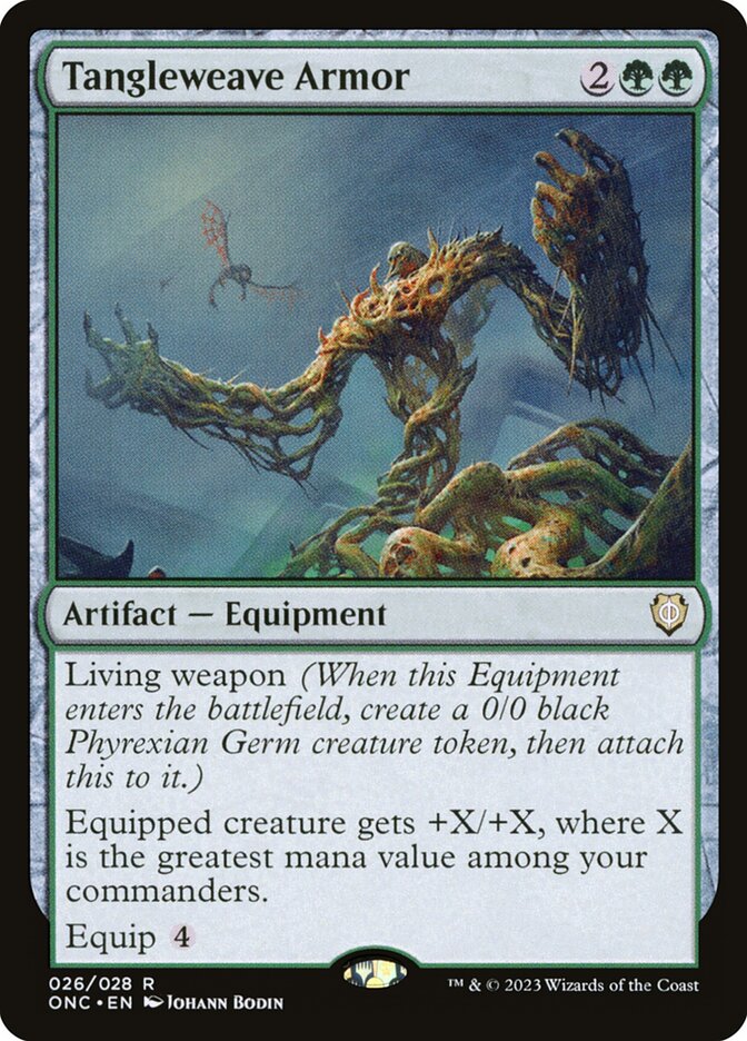 Tangleweave Armor - Phyrexia: All Will Be One Commander (ONC)
