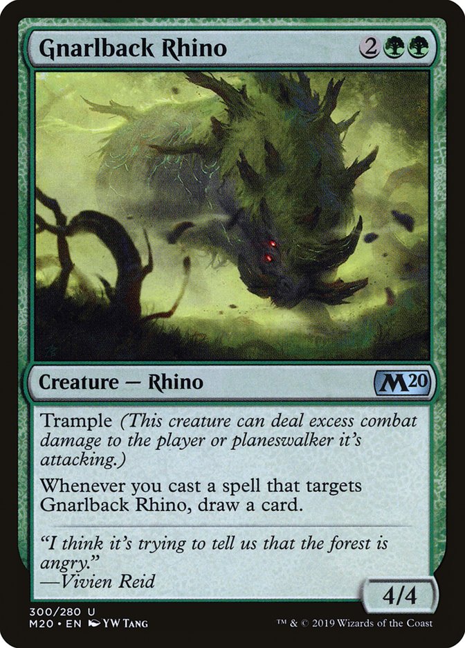 Gnarlback Rhino - Core Set 2020 (M20)