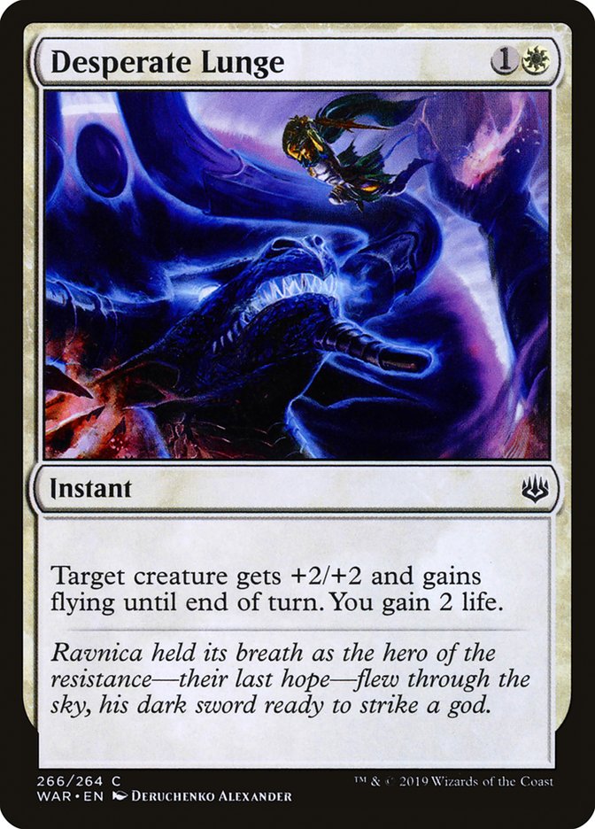 Desperate Lunge - War of the Spark (WAR)