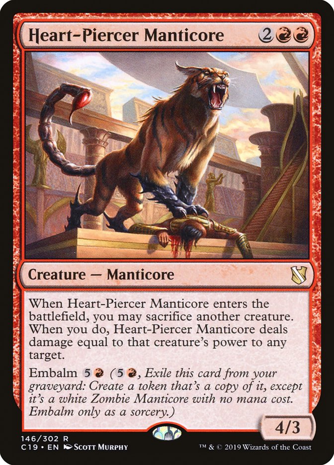 Heart-Piercer Manticore - Commander 2019 (C19)