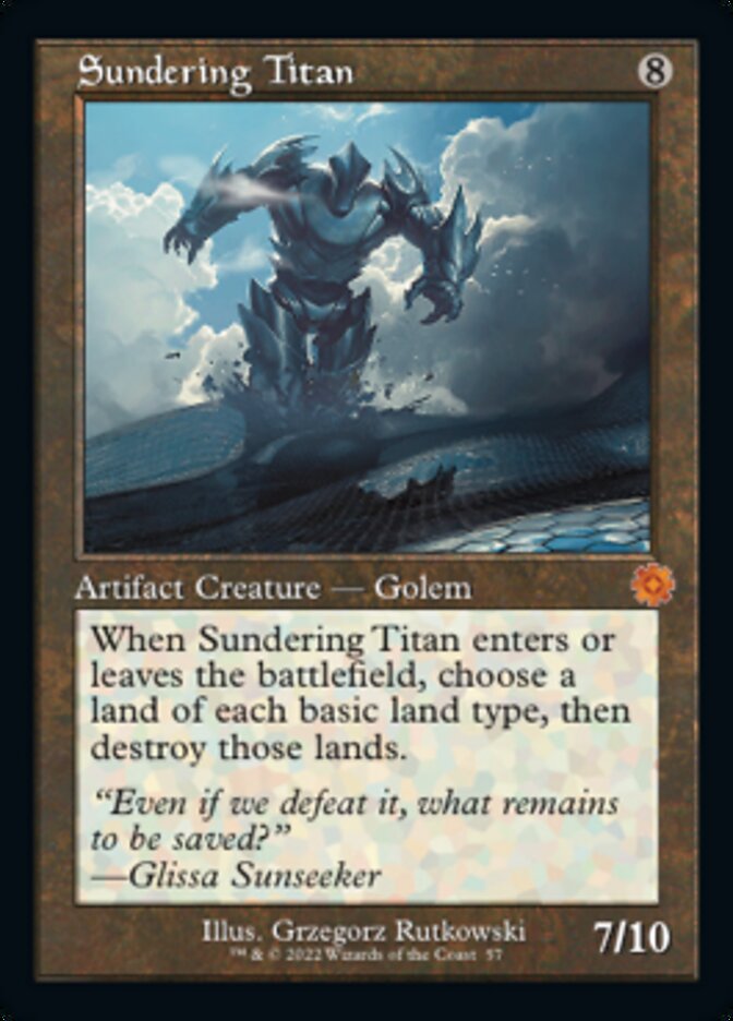 Sundering Titan - The Brothers' War Retro Artifacts (BRR)