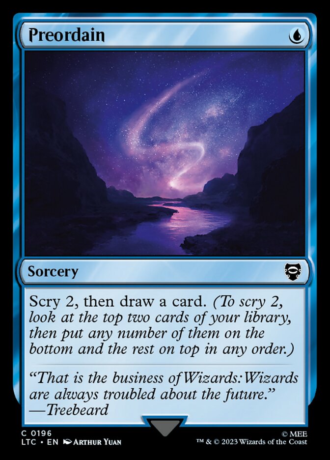 Preordain - Tales of Middle-earth Commander (LTC)
