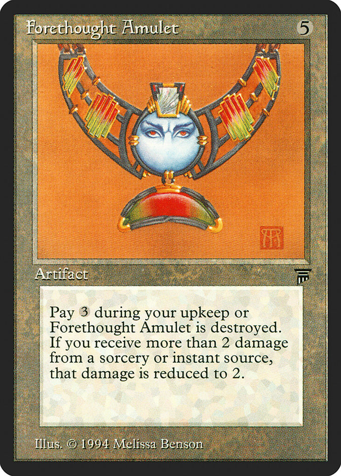 Forethought Amulet - Legends (LEG)