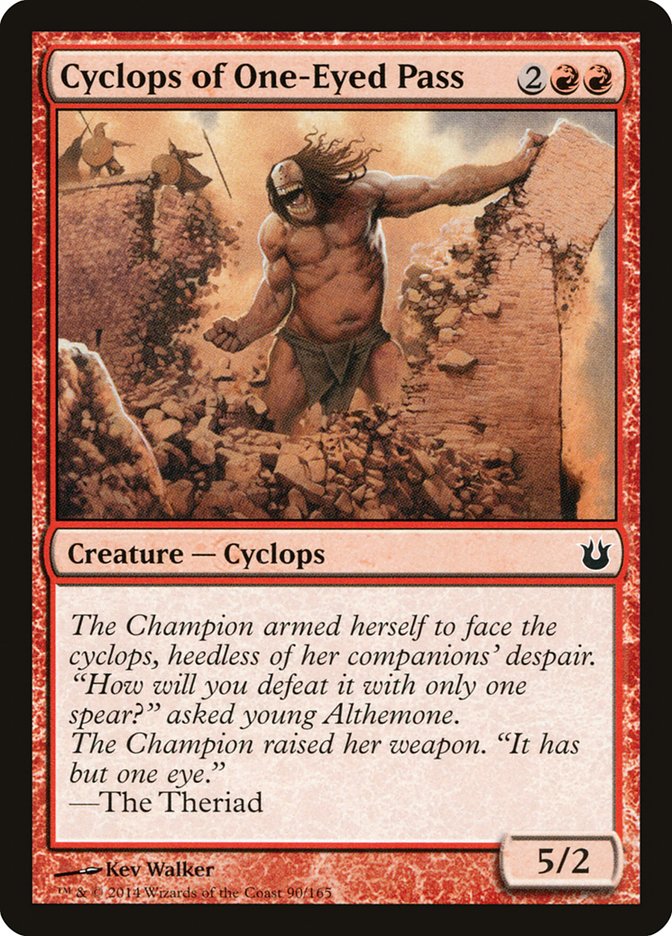 Cyclops of One-Eyed Pass - Born of the Gods (BNG)