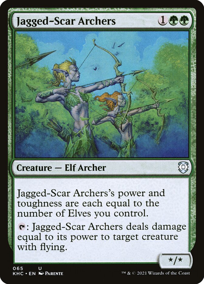 Jagged-Scar Archers - Kaldheim Commander (KHC)