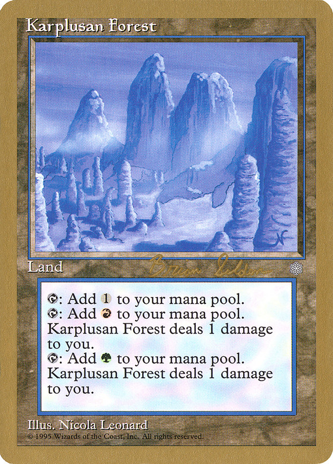 Karplusan Forest - World Championship Decks 1998 (WC98)