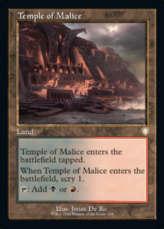 Temple of Malice - The Brothers' War Commander (BRC)