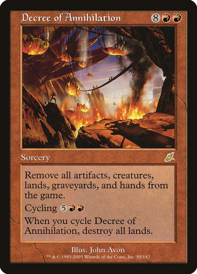 Decree of Annihilation - Scourge (SCG)