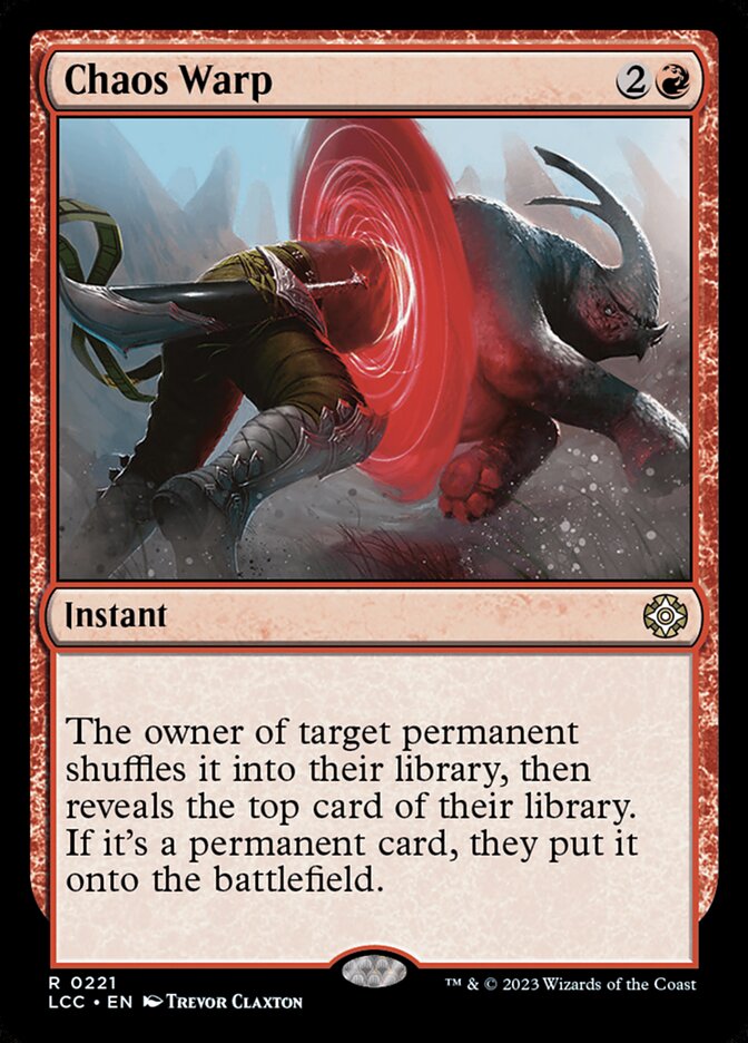 Chaos Warp - Lost Caverns of Ixalan Commander (LCC)