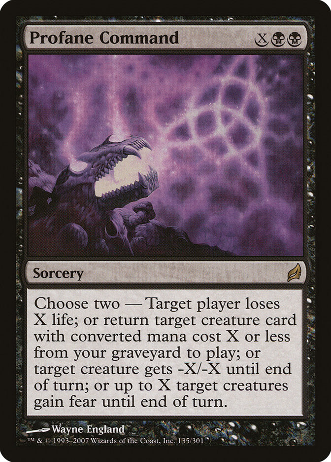 Profane Command - Lorwyn (LRW)