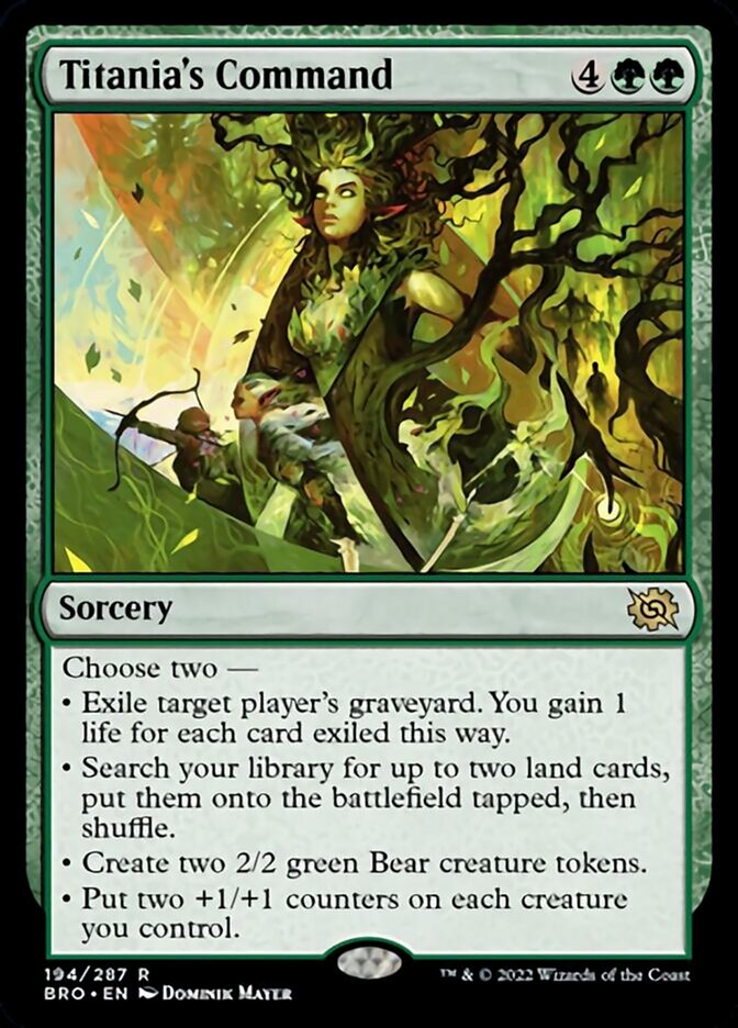 Titania's Command - The Brothers' War (BRO)