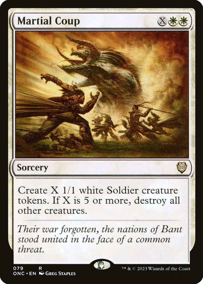 Martial Coup - Phyrexia: All Will Be One Commander (ONC)
