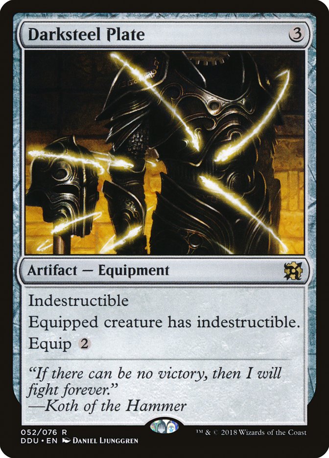 Darksteel Plate - Duel Decks: Elves vs. Inventors (DDU)