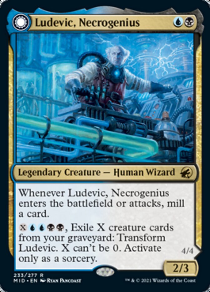 Ludevic, Necrogenius // Olag, Ludevic's Hubris - Innistrad: Midnight Hunt (MID)