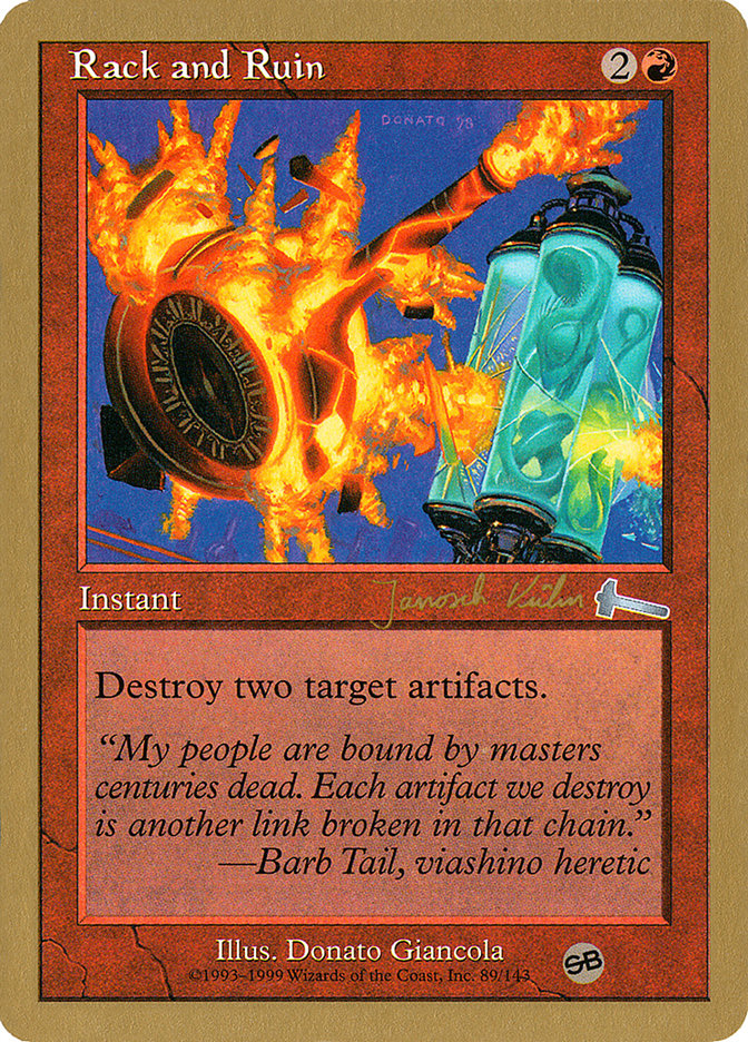 Rack and Ruin - World Championship Decks 2000 (WC00)