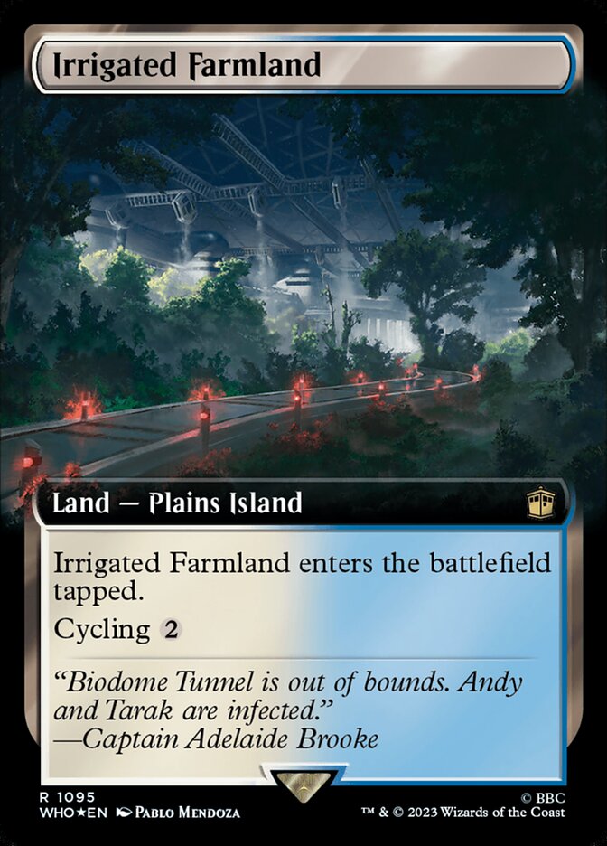 Irrigated Farmland - [Surge Foil, Extended Art] Doctor Who (WHO)