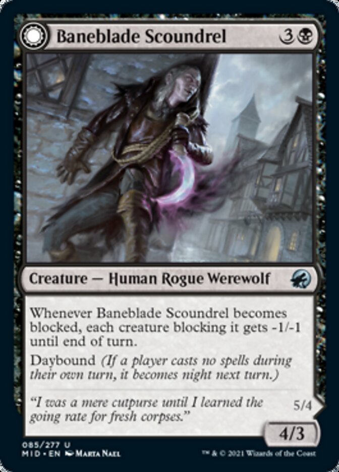 Baneblade Scoundrel // Baneclaw Marauder - Innistrad: Midnight Hunt (MID)