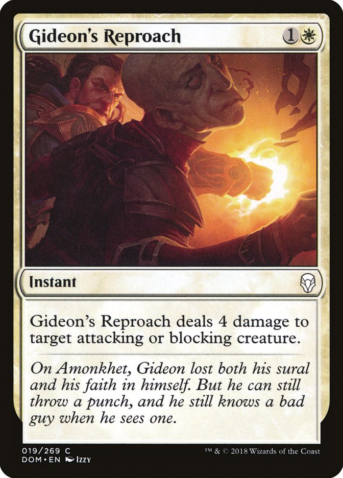Gideon's Reproach - Dominaria (DOM)