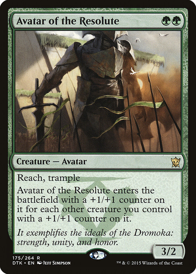 Avatar of the Resolute - Dragons of Tarkir (DTK)