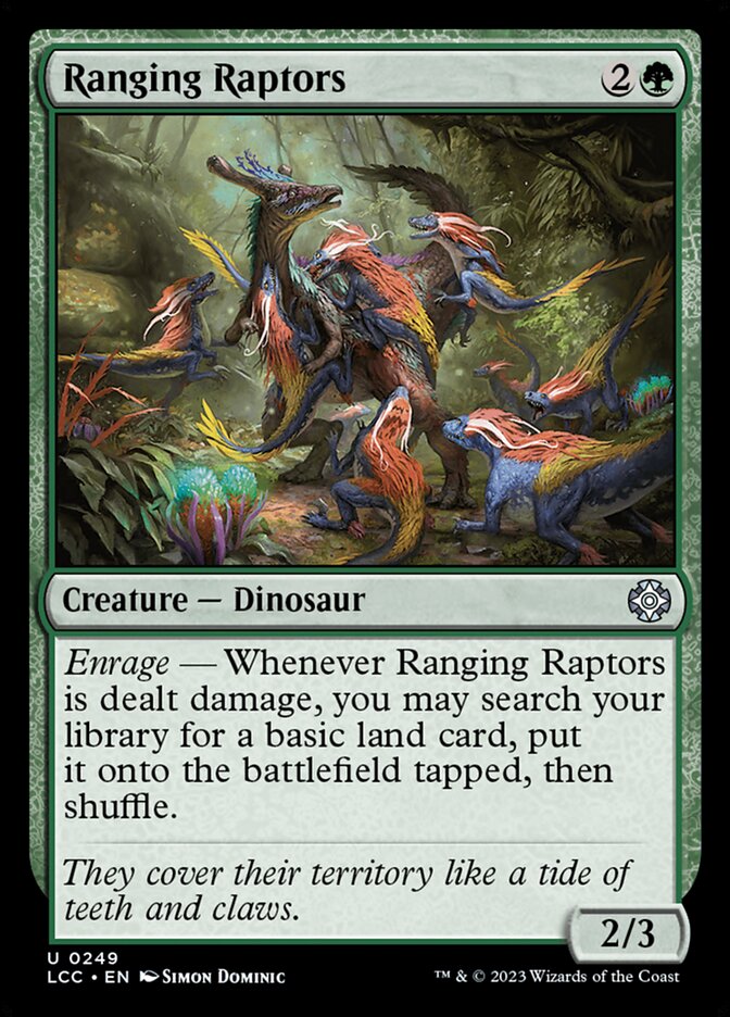Ranging Raptors - Lost Caverns of Ixalan Commander (LCC)