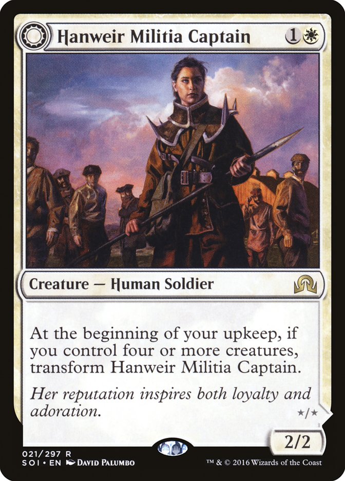 Hanweir Militia Captain // Westvale Cult Leader - Shadows over Innistrad (SOI)