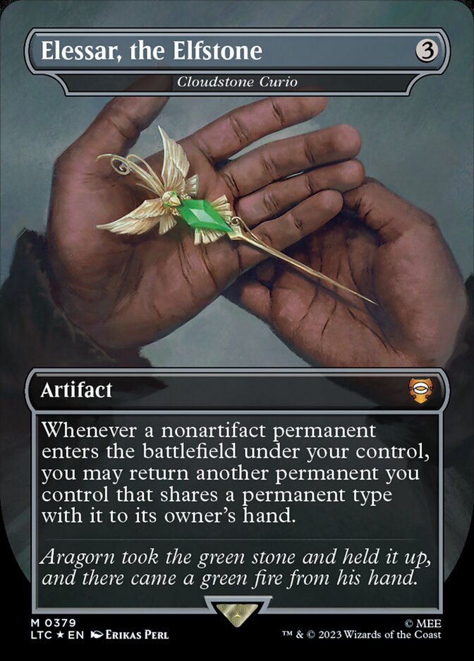 Elessar, the Elfstone - Cloudstone Curio - Tales of Middle-earth Commander (LTC)