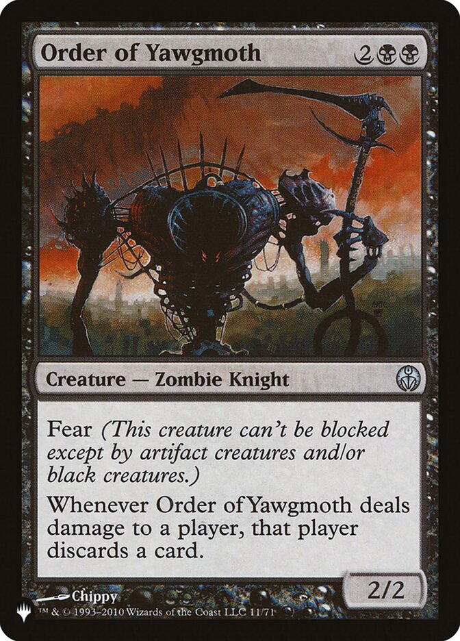 Order of Yawgmoth - The List (PLIST)