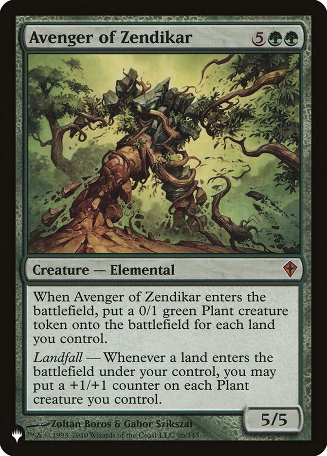 Avenger of Zendikar - The List (PLIST)