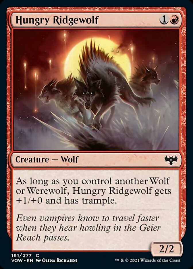 Hungry Ridgewolf - Innistrad: Crimson Vow (VOW)